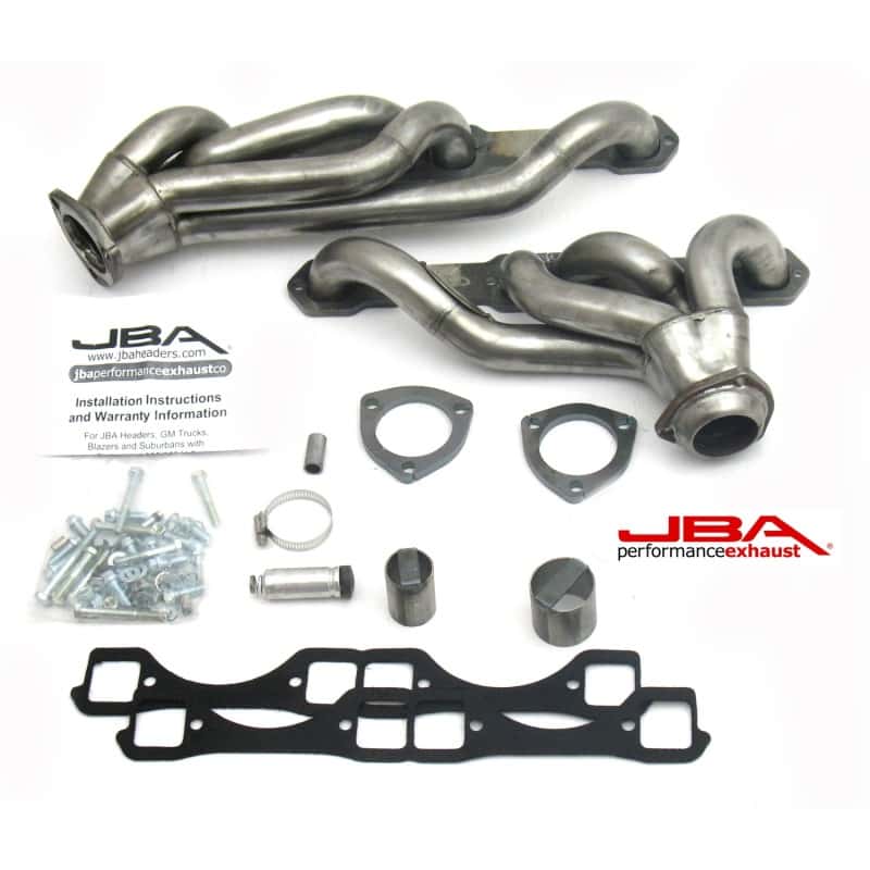JBA — JBA 65-86 GM Truck 265-400 Carbureted w/A.I.R. 1-5/8in Primary Raw 409SS Cat4Ward Header
Exhaust Header - view 2