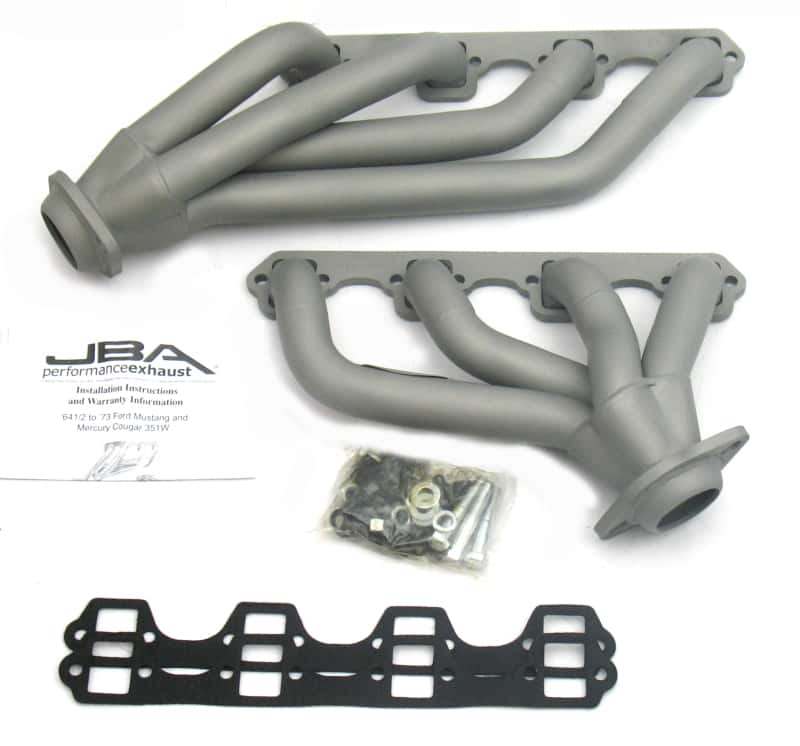 JBA — JBA 65-73 Ford Mustang 351W SBF 1-5/8in Primary Ti Ctd Mid Length Header
JBA Exhaust Headers - view 1