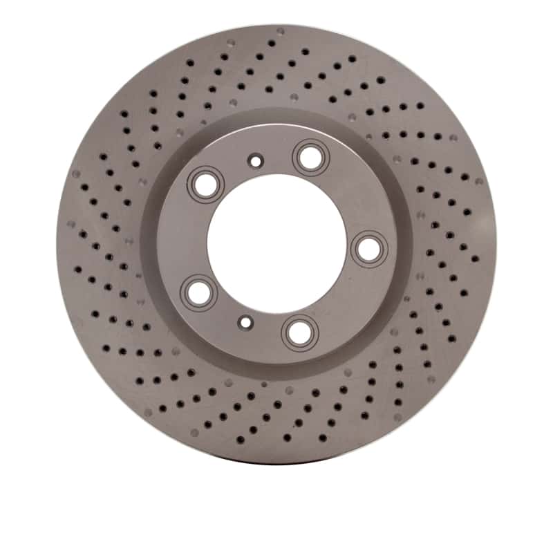 DFC — DFC 09-23 Porsche 718 Boxster Left Front Drilled Brake Rotor
DFC Brake Rotor - view 1