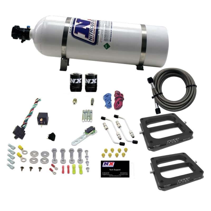 Nitrous Express — Nitrous Express Dual/Dominator/Gasoline Nitrous Kit (50-300HP) w/15lb Bottle
Injection System Kit
N2OSys - view 1