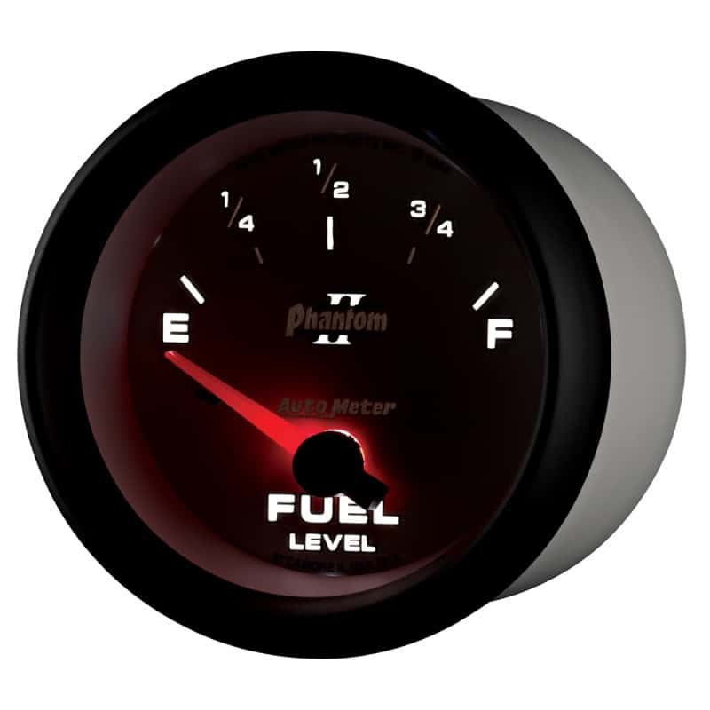 AutoMeter — AutoMeter Gauge Fuel Level 2-5/8in. 240 Ohm(e) to 33 Ohm(f) Elec Phantom II
2-5/8" FUEL LEVEL, 2 - view 9