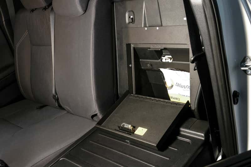 Tuffy Products — Tuffy 05-23 Toyota Tacoma Behind Seat Cubby Cover W/ Combo Lock
Cubby Cover - view 13