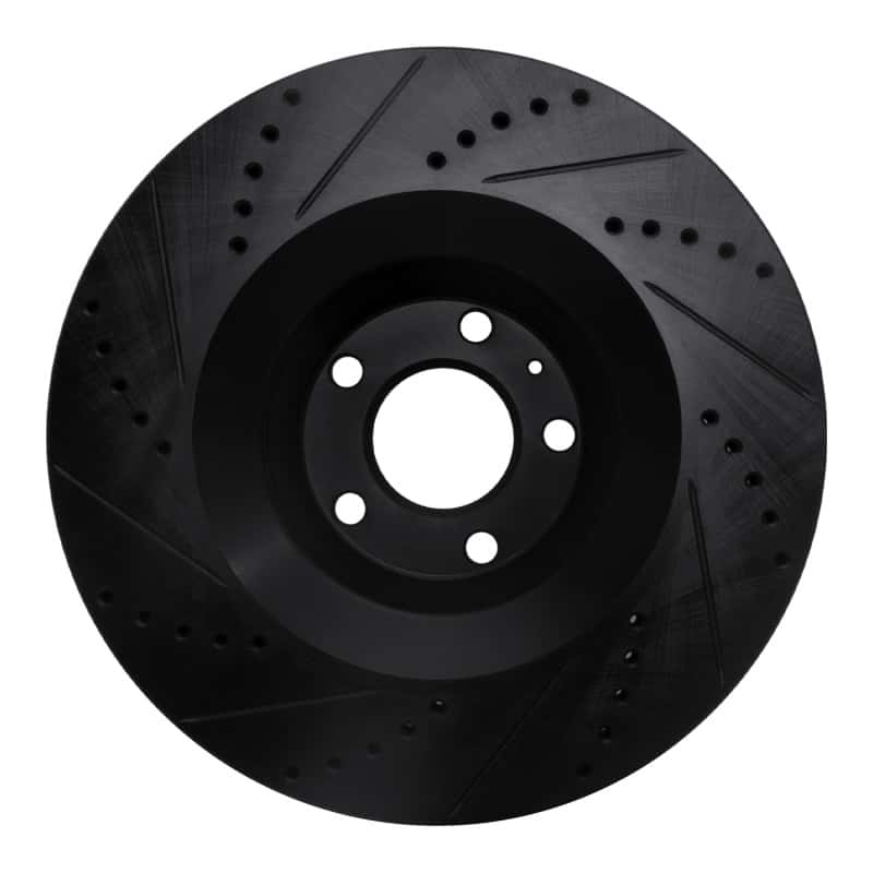 R1 Concepts — R1 05-11 Audi A6 Quattro Front Right Drilled & Slotted Black Brake Rotor
R1 Brake Rotor Drill - view 5