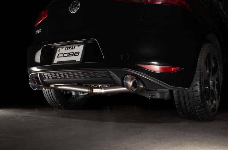 COBB — Cobb 15-17 Volkswagen GTI (MK7) Titanium Cat-Back Exhaust System - view 3