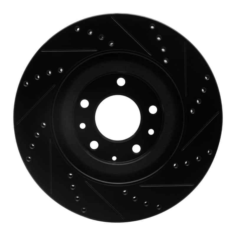 R1 Concepts — R1 07-15 Mazda CX-9 Front Left Drilled & Slotted Black Brake Rotor
R1 Brake Rotor Drill - view 5