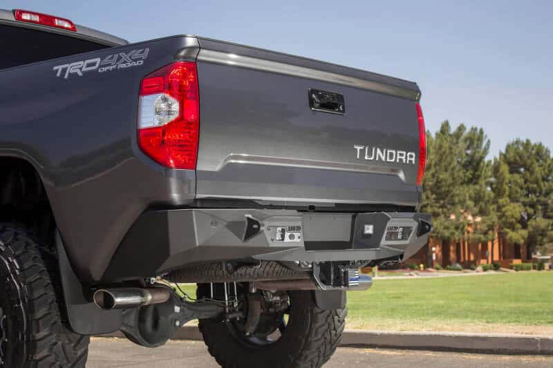 Addictive Desert Designs — Addictive Desert Designs 2014+ Toyota Tundra Stealth Fighter Rear Bumper w/ Backup Sensor Cutouts
Bumper- Rear
Bumpers - view 2