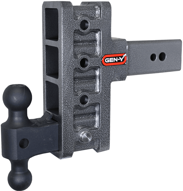 GEN-Y Hitch — Gen-Y Mega Duty 3in Shank 6in Offset Drop 3.5K TW 32K Hitch w/GH-0161 Dual-Ball
Drop Hitch - view 2