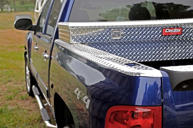 Dee Zee — Dee Zee 99-16 Ford SuperDuty Bed Cap Wrap Brite-Tread Aluminum 8Ft Bed
TrkBedSideRailProt - view 3