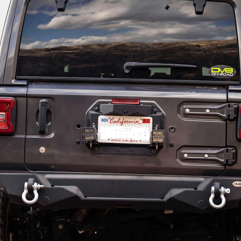 DV8 Offroad — DV8 Offroad 18-22 Jeep Wrangler JL Spare Tire Delete Kit w/Light Mounts
Spare Tire Delete - view 19