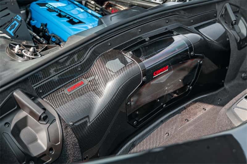 CORSA Performance — Corsa 2020+ Chevrolet Corvette C8/Z06 Carbon Fiber Air Intake Trunk Panel with Polycarbonate
Appearance Parts - view 4