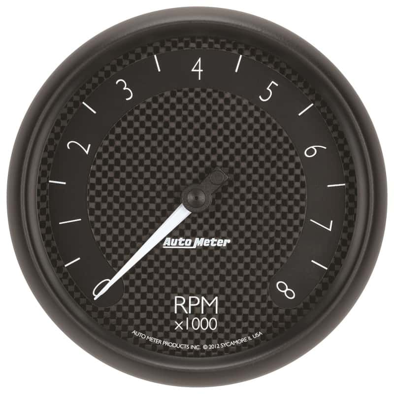 AutoMeter — Autometer GT Series 5in In Dash 8K RPM Tachometer
5" TACH, 8,000 RPM, - view 12
