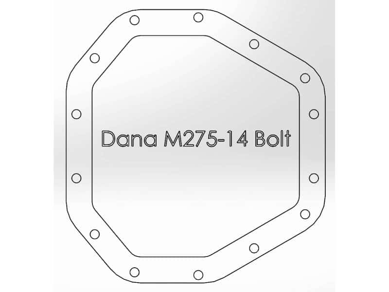aFe — aFe Power Front/Rear Diff Cover Kit w/ Oil 17-22 Ford Diesel V8 (Dana Super 60 & Dana M275-14)
Differential Cover - view 7