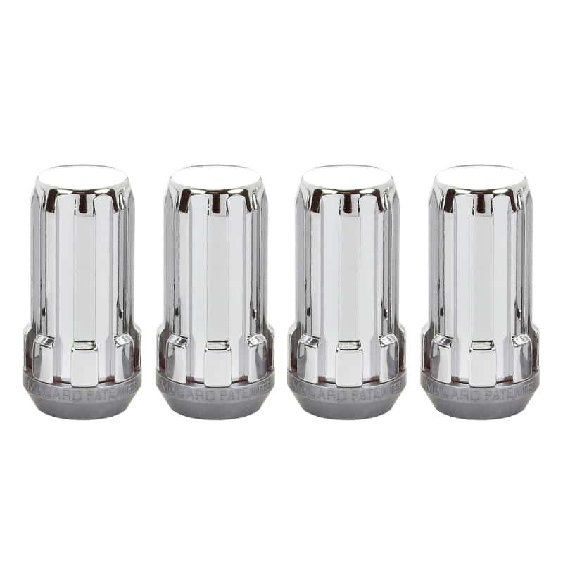 McGard — McGard SplineDrive Lug Nut (Cone Seat) 1/2-20 / 1.60in. Length (4-Pack) - Chrome (Req. Tool) - view 5