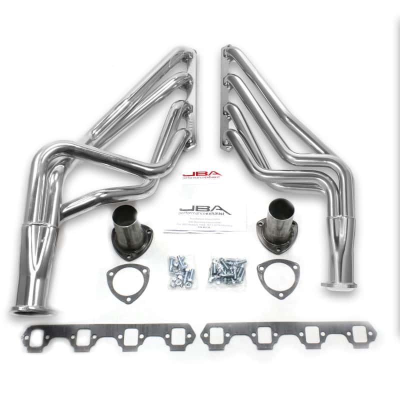 JBA — JBA 65-73 Ford Mustang 260-302/71-73 Ford 260-351W SBF 1-5/8in Primary Silver Ctd Long Tube Header
Long Tube Header - view 2