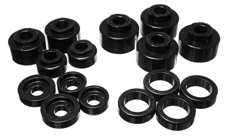 Energy Suspension — Energy Suspension 99-07 Ford F-250/F-350 SD 2/4WD Crew Cab Body Mount Set - Black
BodyMntBshKt - view 1