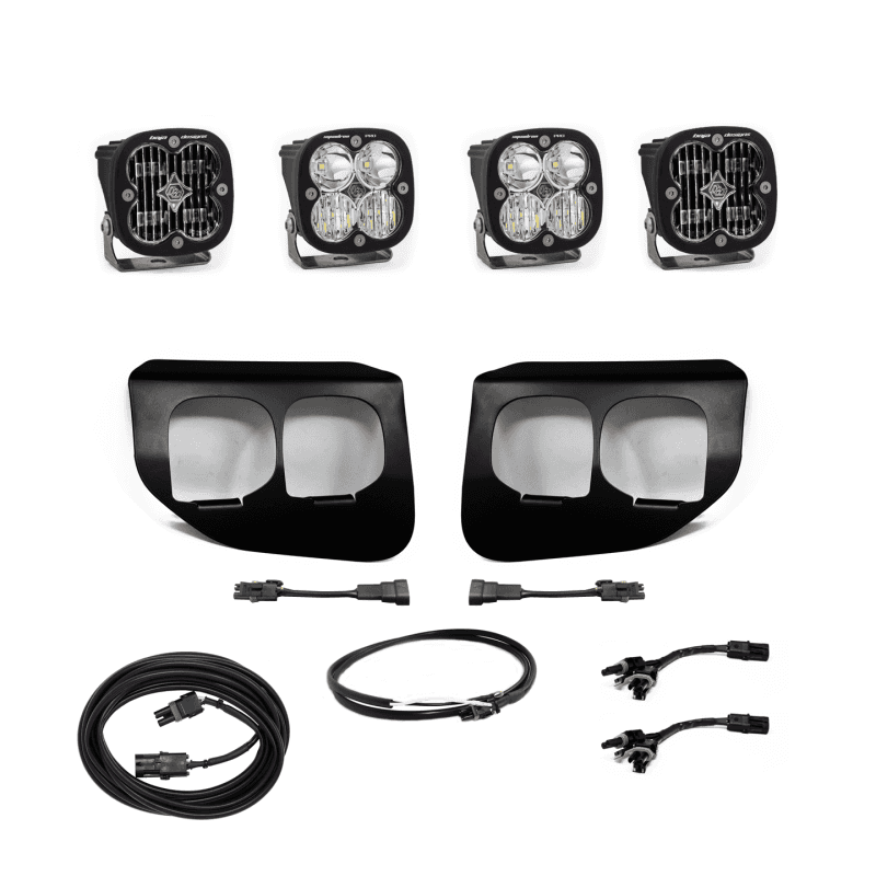 Baja Designs — Baja Designs Ford Super Duty (20-On) Fog Lights Dual FPK SAE/Pro DC Baja Designs w/Upfitter - view 1