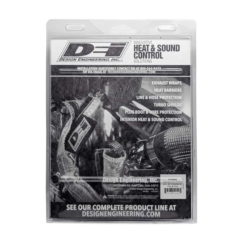DEI — DEI Titanium 4in Knit Exhaust Sleeve - 24in
Exhaust Wrap Kit - view 11
