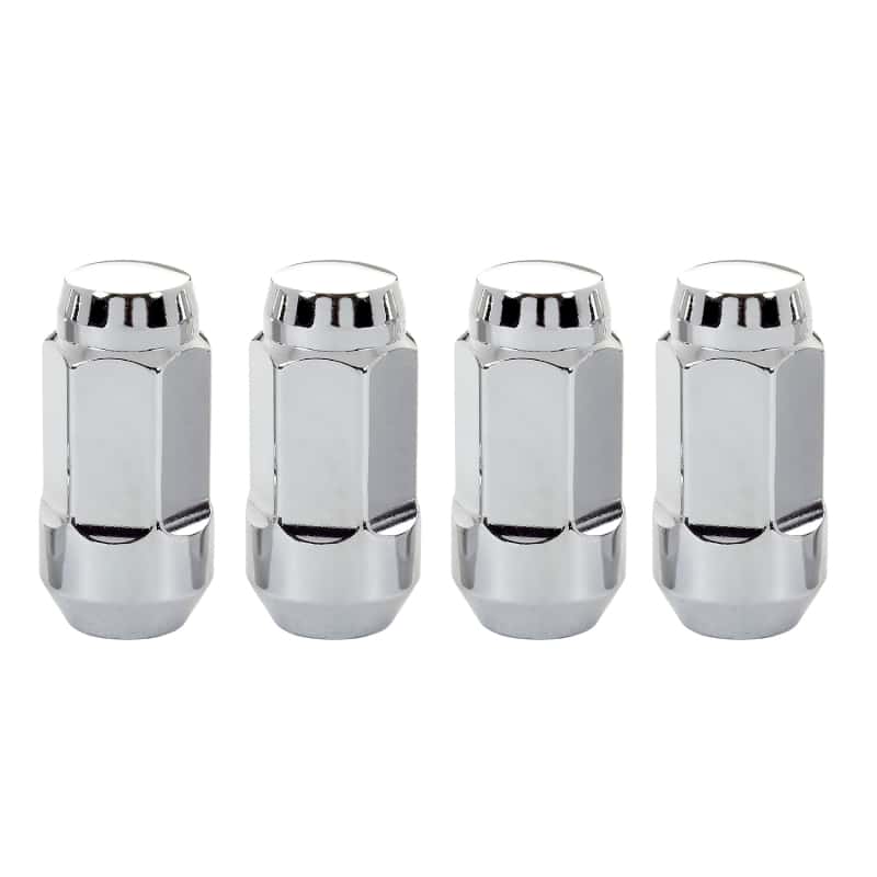 McGard — McGard Hex Lug Nut (Cone Seat Bulge Style) M14X1.5 / 13/16 Hex / 1.945in. Length (4-Pack) - Chrome - view 5