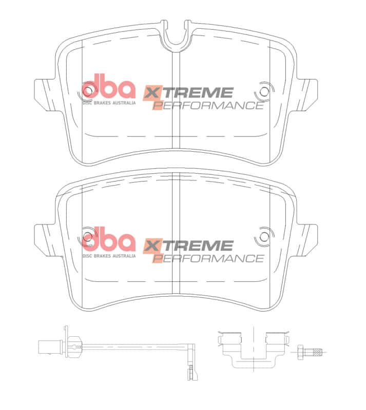 DBA — DBA 12-19 Audi A6 Rear XP Performance Brake Pads
Brake Pad - view 1