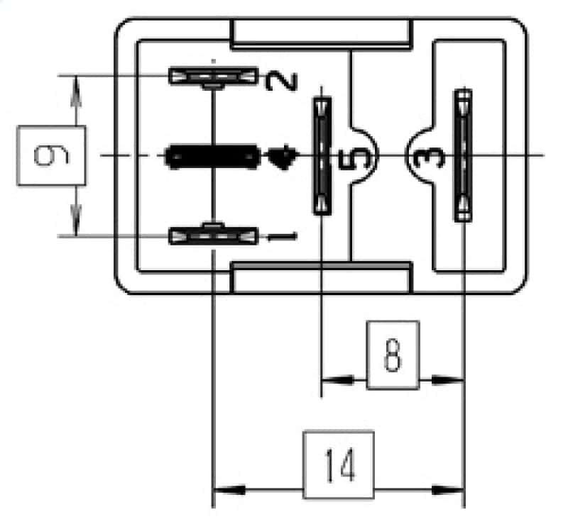 Hella — Hella Relay Micro Iso 5 Pole 12V Spst Res
Multi Purpose Relay - view 9