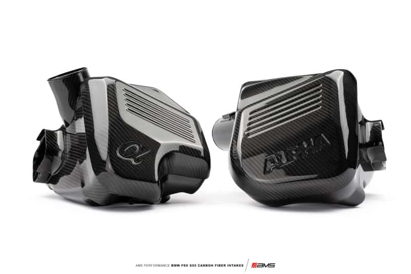 AMS — AMS Performance 15-18 BMW M3 / 15-20 BMW M4 w/ S55 3.0L Turbo Engine Carbon Fiber Intake - view 3