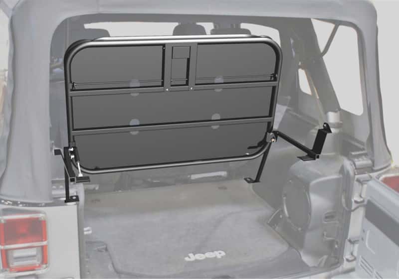 Rampage — Rampage 2007-2018 Jeep Wrangler(JK) Rear Sport Rack - Black
Cargo Rack - view 3