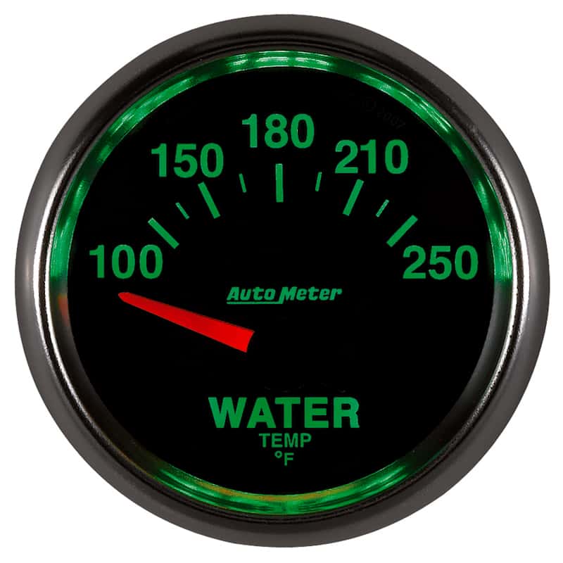 AutoMeter — Autometer GS 52mm 100-250 Deg F Short Sweep Electronic Water Temperature Gauge
2-1/16" WATER TEMP, - view 9