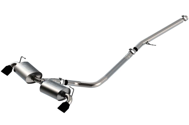 Borla — Borla 2021 Ford Bronco Sport 2.0L 2.5in / 2.25in S-Type Cat-Back Exhaust - Ceramic Black Tip
Cat-Back System - view 1