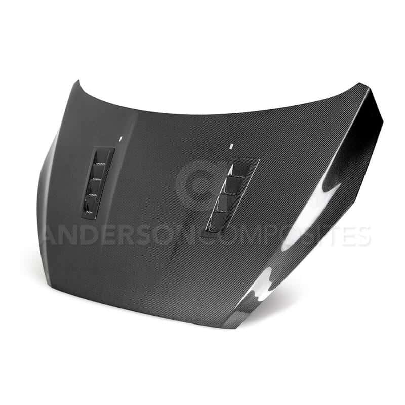 Anderson Composites — Anderson Composites 2016-2017 Ford Focus ST/RS Carbon Fiber RS Hood - view 2