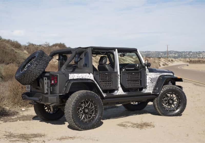 Rampage — Rampage 2007-2018 Jeep Wrangler(JK) Unlimited 4-Door Trailview Tonneau Top - Black Diamond
Soft Tops
Top-Soft - view 3