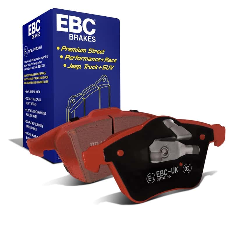 EBC — EBC 07-13 Mazda 3 2.3 Turbo Redstuff Front Brake Pads
Disc Brake Pad - view 1