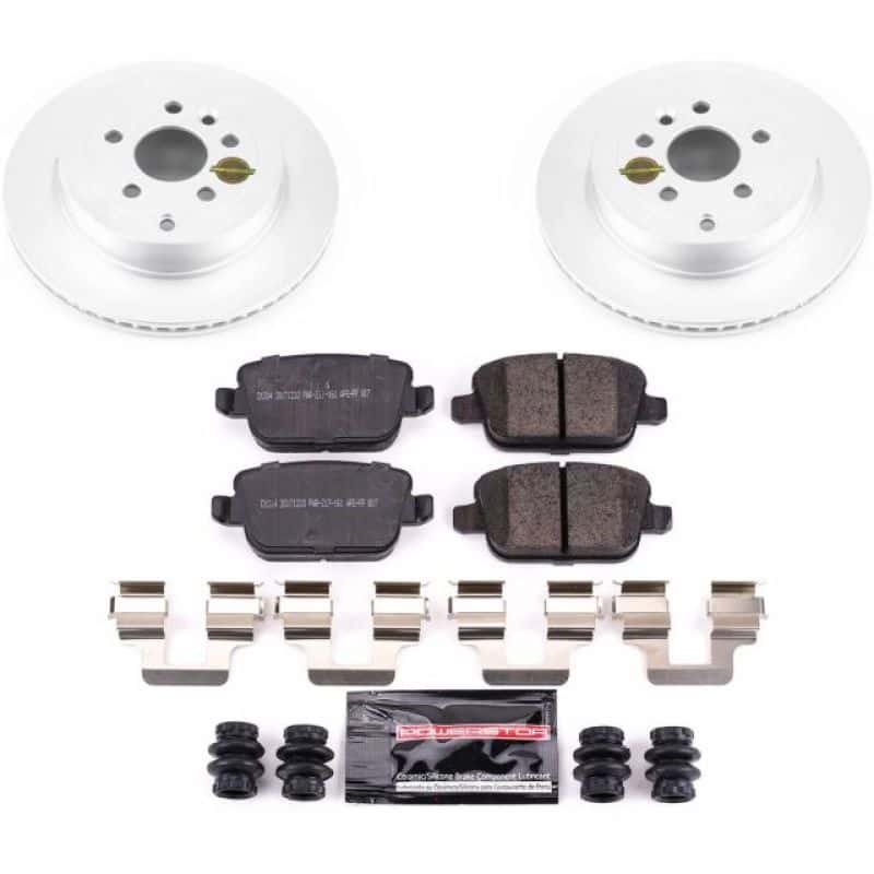 PowerStop — Power Stop 08-12 Land Rover LR2 Rear Z23 Coated Brake Kit - view 1