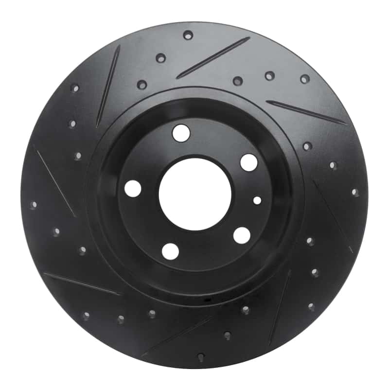 R1 Concepts — R1 08-15 Audi TT Quattro Rear Right Drilled & Slotted Black Brake Rotor
R1 Brake Rotor Drill - view 5