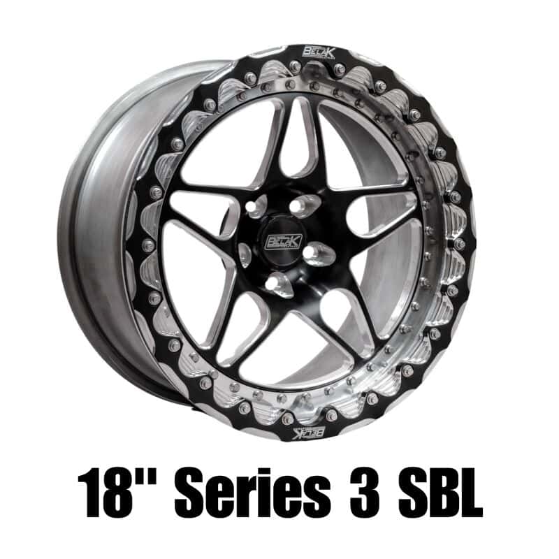 Belak Wheels — Belak 18x10 / 6.75in BS / 5x114.3 BP / High Pad / Series 3 Wheel - Single Beadlock - view 1