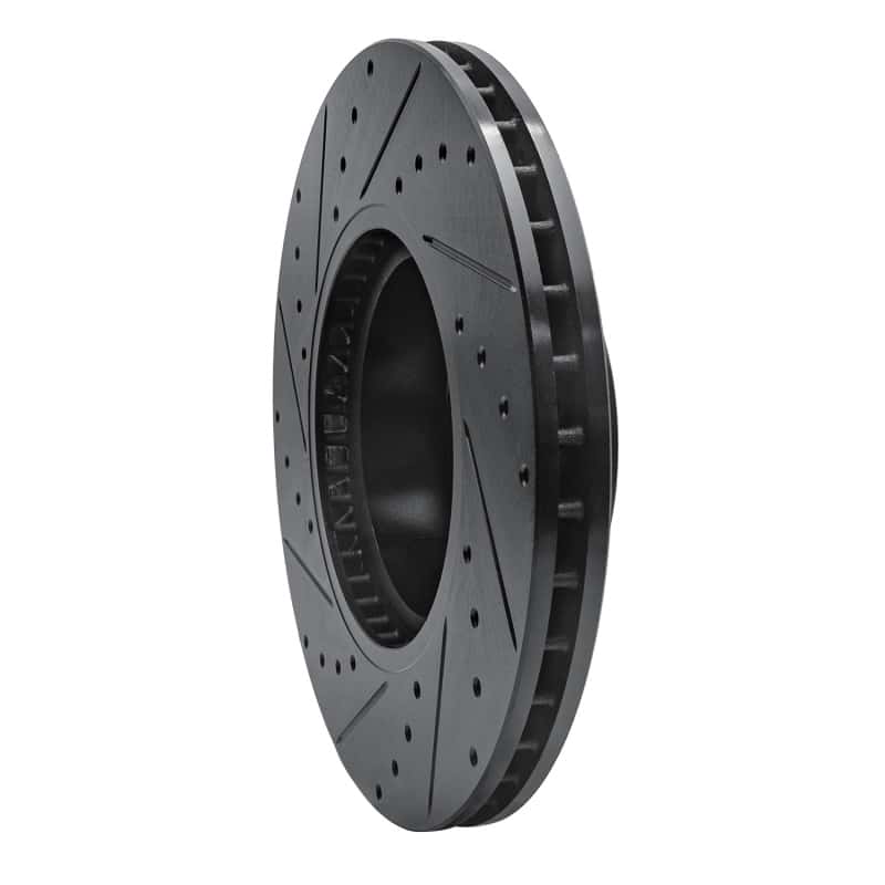 R1 Concepts — R1 11-18 BMW X4 Front Right Drilled & Slotted Black Brake Rotor
R1 Brake Rotor Drill - view 4