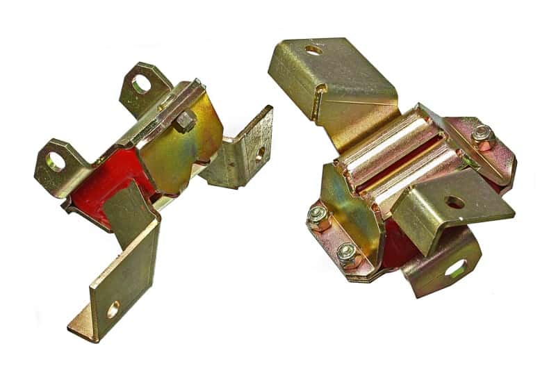 Energy Suspension — Energy Suspension 66-70 Ford Falcon / 67-72 Ford Mustang Red Motor Mount Set (2 pc set) - view 1