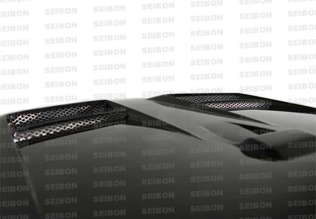 Seibon — Seibon 08-09 Mitsubishi Lancer (CYA4/5A) DV Style Carbon Fiber Hood - view 8