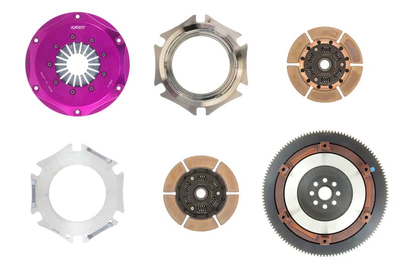 Exedy — Exedy 2006-2006 Saab 9-2X Aero H4 Hyper Twin Cerametallic Clutch Sprung Center Disc Push Type Cover
Hyper Multi Series
Clutch Kit - view 3