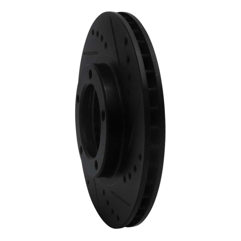 R1 Concepts — R1 95-04 Toyota Tacoma Front Right Drilled & Slotted Black Brake Rotor
R1 Brake Rotor Drill - view 2