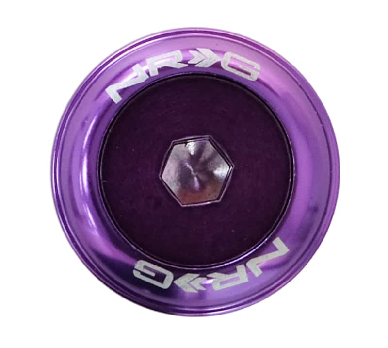 NRG — NRG Fender Washer Kit w/Color Matched M8 Bolt Rivets For Plastic (Purple) - Set of 8 - view 2