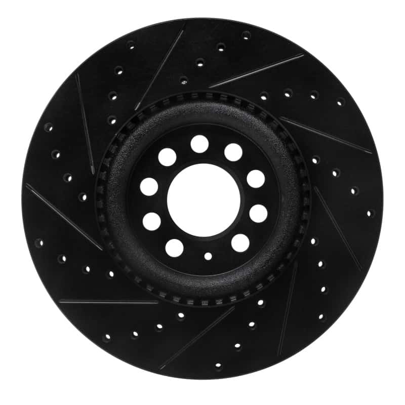 R1 Concepts — R1 00-06 Audi TT Quattro Front Right Drilled & Slotted Black Brake Rotor
R1 Brake Rotor Drill - view 5