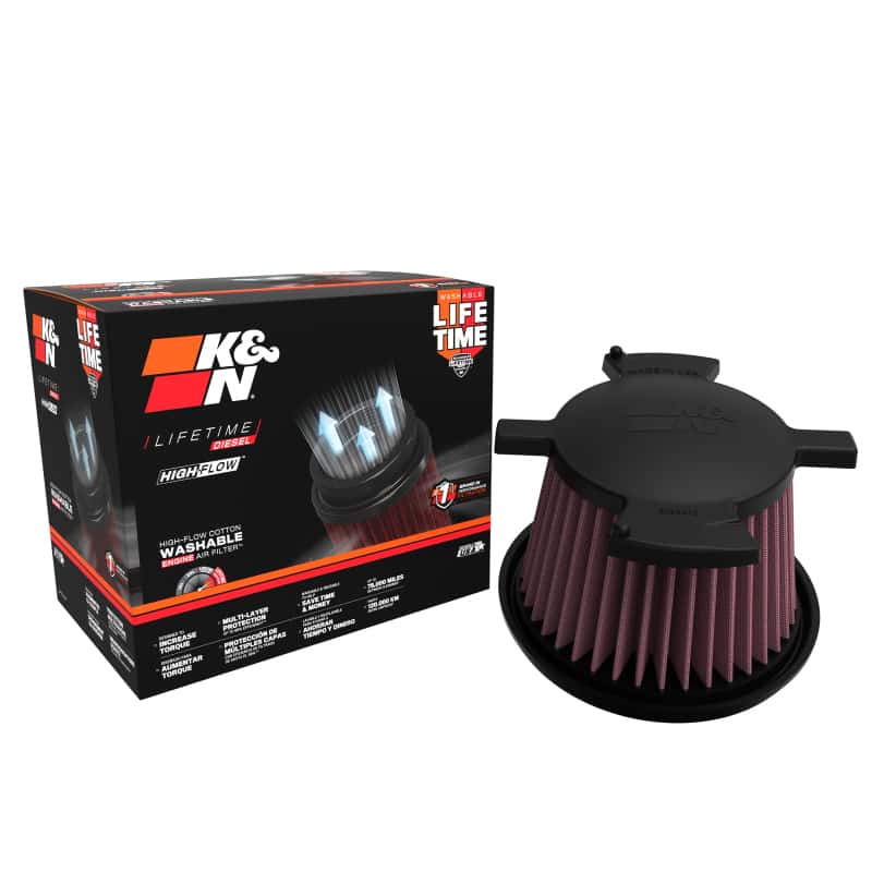K&N Engineering — K&N 06 Chevrolet Duramax 6.6L-V8 DSL Drop In Air Filter
Replacement Air Filt
Air Filter - view 7