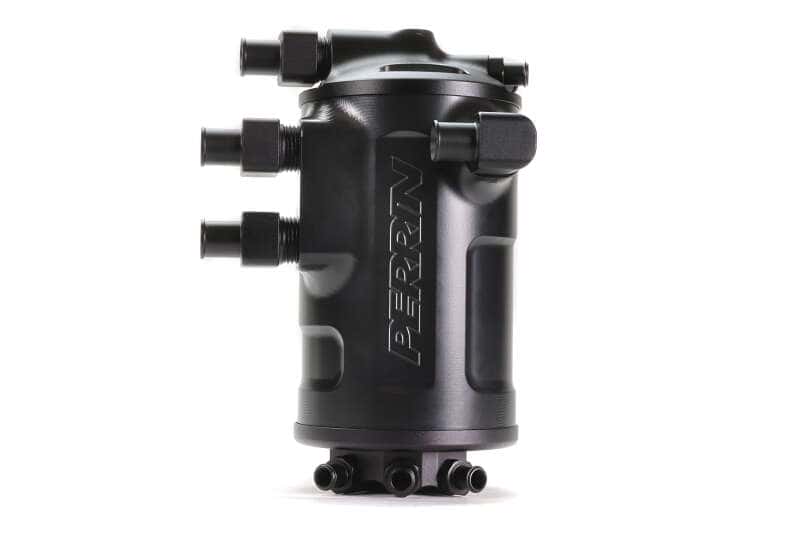 Perrin Performance — PERRIN 02-21 Subaru WRX / 04-21 STI Air Oil Separator - Black - view 2