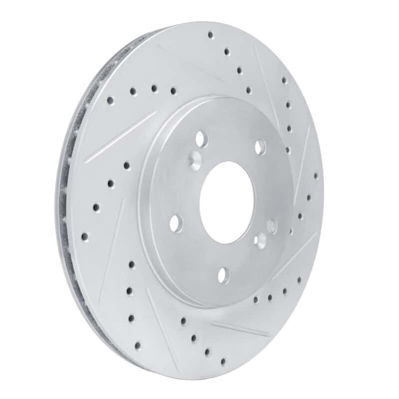 R1 Concepts — R1 91-96 Acura NSX Rear Right Drilled & Slotted Silver Brake Rotor
R1 Brake Rotor Drill - view 2