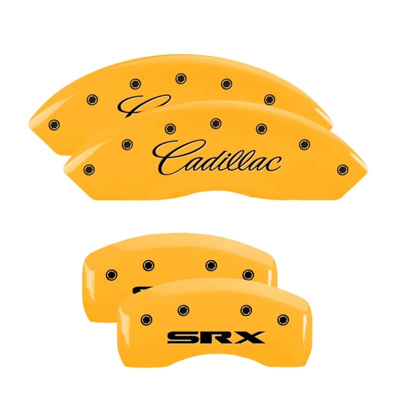 MGP — MGP 4 Caliper Covers Engraved Front Cadillac Rear SRX Yellow Finish Black Char 2006 Cadillac SRX
Caliper Covers - view 1