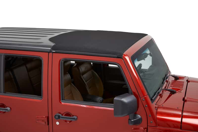 Bestop — Bestop 07-18 Jeep Wrangler JK Sunrider For Hardtop (Premium Black Twill 2-Door Or 4-Door)
Sunrider - view 4