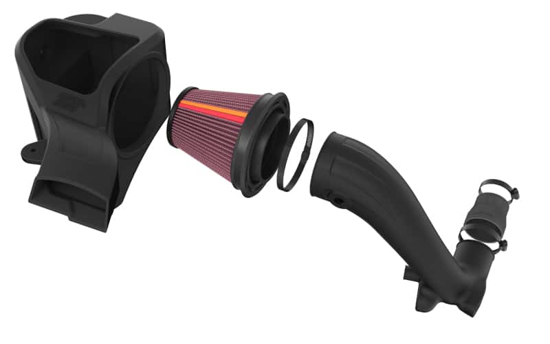 K&N Engineering — K&N 2024 Ford Ranger L4 2.3L NextGen Cold Air Intake
NextGen Cold Air Int - view 6