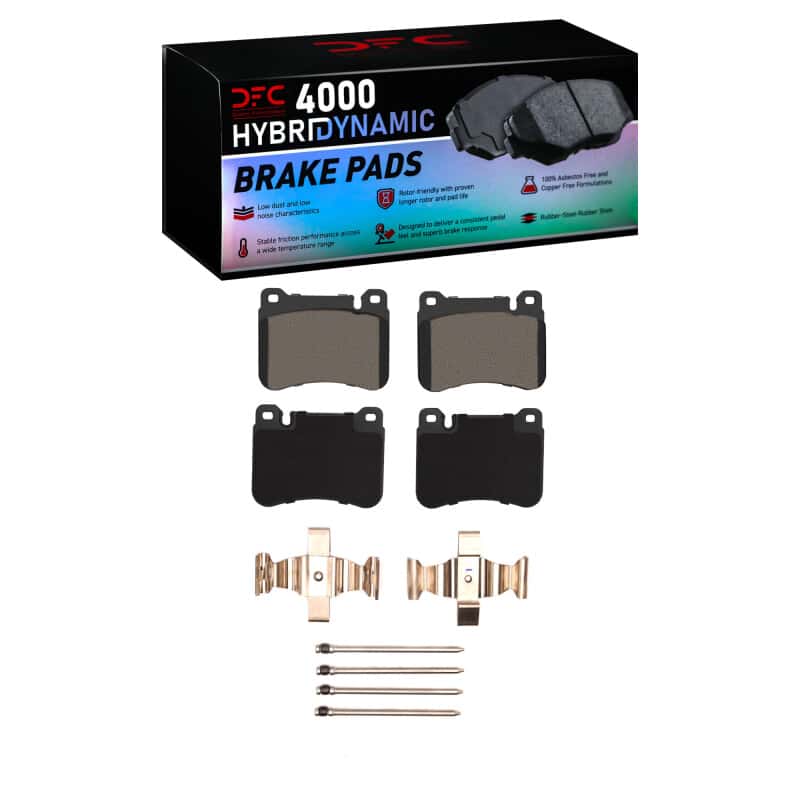DFC — DFC 05-11 Mercedes-Benz C230 Front 4000 HybriDynamic Brake Pads and Hardware Kit
DFC Brake Pad Set - view 1