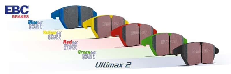 EBC — EBC 62-71 Austin-Healey Sprite (Steel Wheels) Greenstuff Front Brake Pads
Disc Brake Pad - view 6