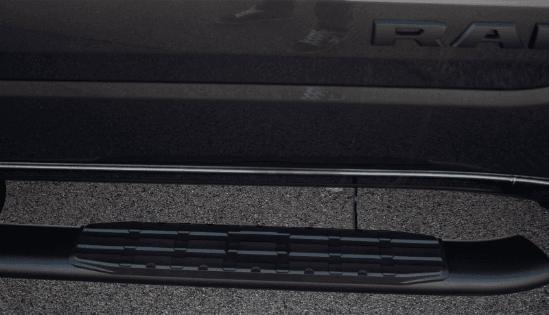 Fishbone Offroad — Fishbone Offroad 2019+ Chevrolet Silverado 1500 Double Cab Oval Side Steps - Black Textured - view 5